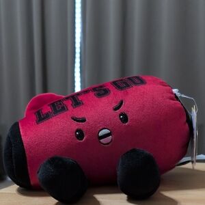 Red And Black Plush Megaphone